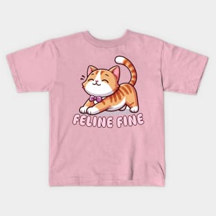 Feline Fine Kids T-Shirt
